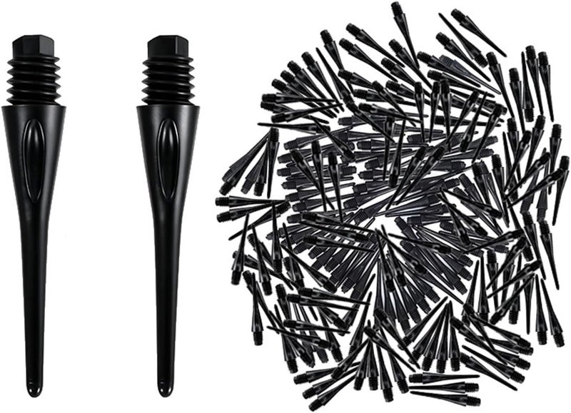 VortecSys 300 Pack 2BA Thread Soft Dart Tips - Premium Plastic Replacement Dart Points, Essential Dart Accessories Set for Soft Tip Darts - Image 1